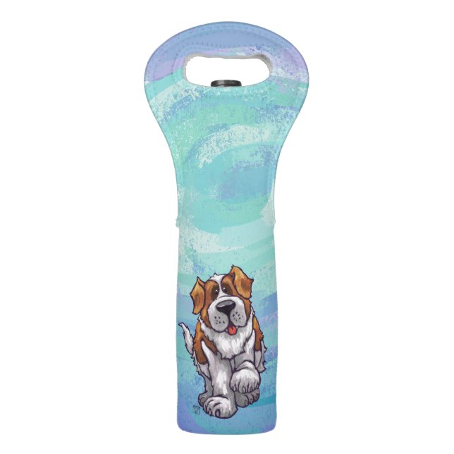 St. Bernard Gifts & Accessories Wine Bag (Front)