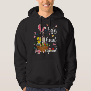 St Bernard Happy Easter Day Easter Colorful Egg Hu Hoodie