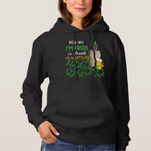 St Bernard Kiss Me I'm Irish Or Drunk Or Whatever Hoodie