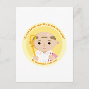 St. Bernard of Clairvaux Postcard
