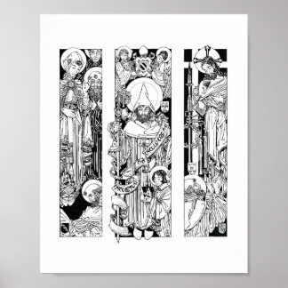 St. Bernard of Clairvaux Print