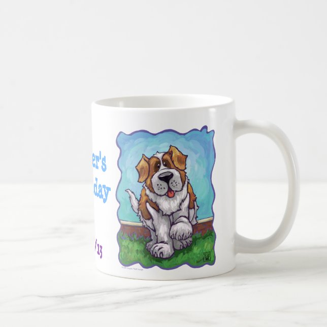 St. Bernard Party Center Coffee Mug (Right)