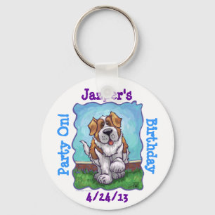 St. Bernard Party Center Keychain