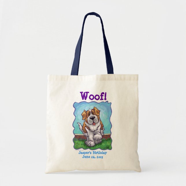 St. Bernard Party Center Tote Bag (Front)