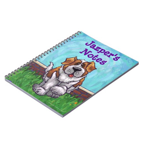 St Bernard Stationery Notebook