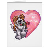 St. Bernard Valentine's Day Cards (Front)