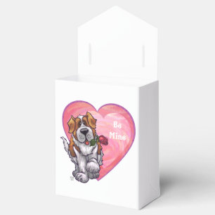 St. Bernard Valentine's Day Favor Boxes