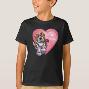 St. Bernard Valentine's Day T-Shirt
