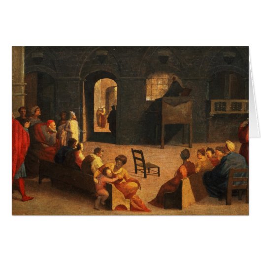 St Bernardino of Siena Preaching Cards (Front Horizontal)