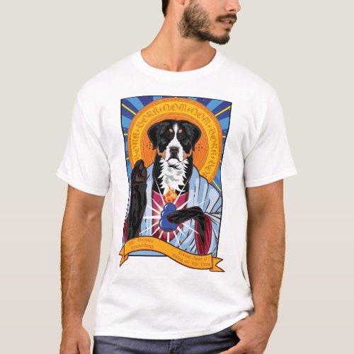 St Bernese Mountain Dog  T_Shirt