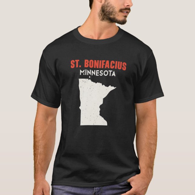 St Bonifacius Minnesota USA State America Travel M T-Shirt (Front)