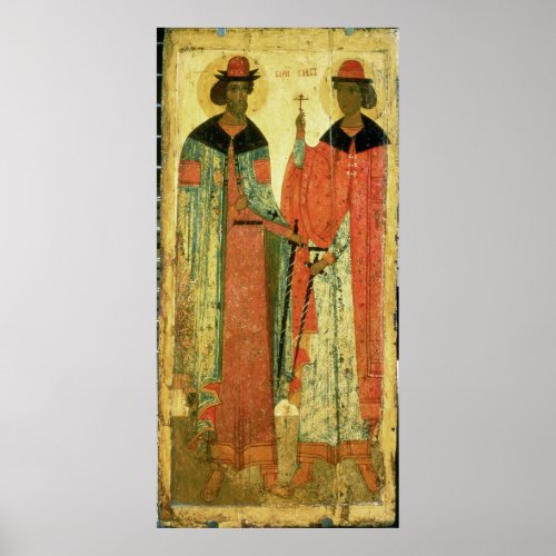 St Boris and St Gleb Moscow Poster