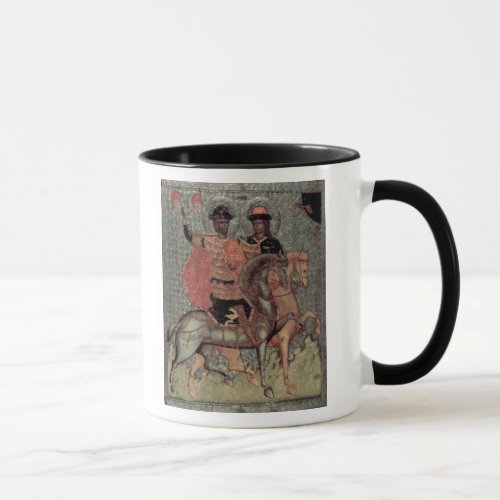 St Boris and St Gleb Mounted c1377 Mug