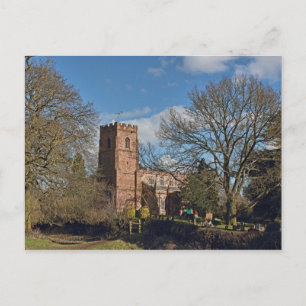 St Botolph's Church, Rugby, Warwickshire Postcard