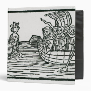 St. Brendan and the Siren 3 Ring Binder