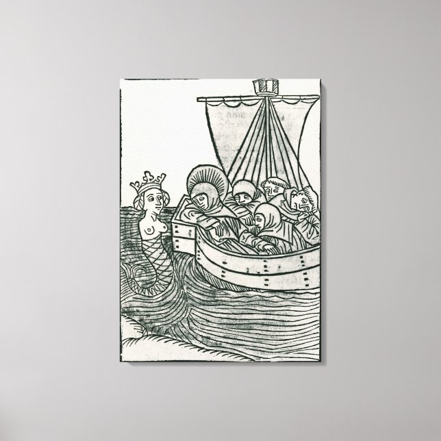 St. Brendan and the Siren Canvas Print (Front)