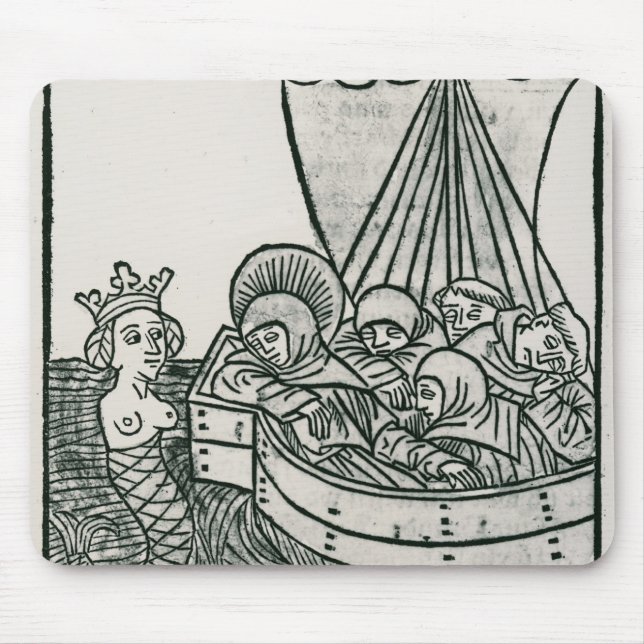 St. Brendan and the Siren Mouse Pad (Front)