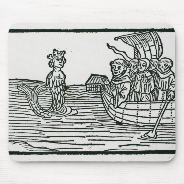 St. Brendan and the Siren Mouse Pad (Front)