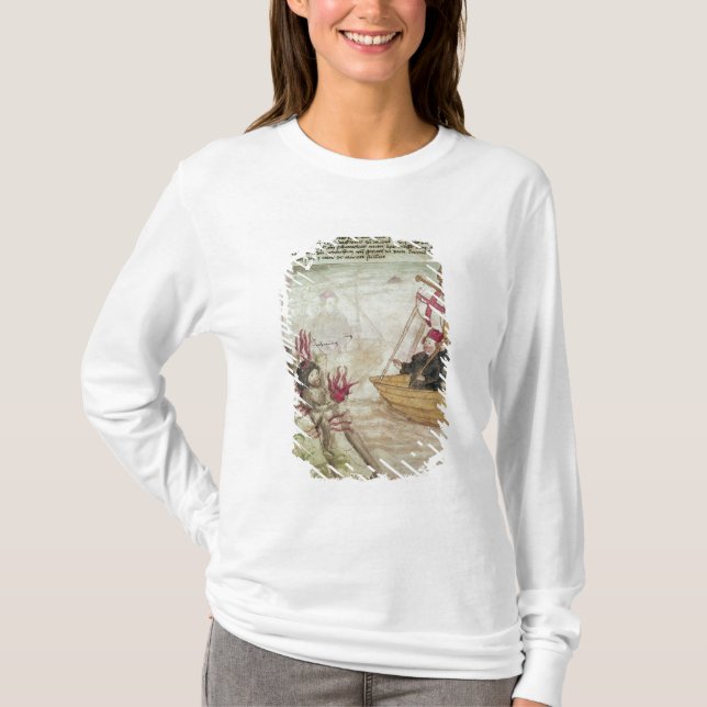 St. Brendan in his ship T-Shirt (Front)