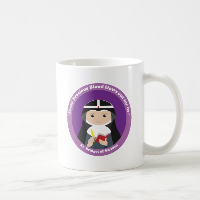 St. Bridget of Sweden Coffee Mug (Right)
