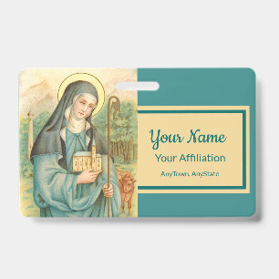 St. Brigid of Ireland (M 014) Badge