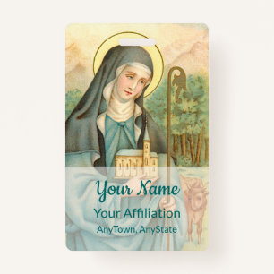 St. Brigid of Ireland (M 014) Badge