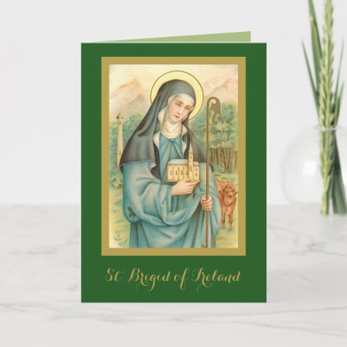 St Brigid of Ireland M 014 Card