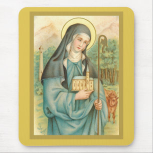 St. Brigid of Ireland (M 014) Mouse Pad