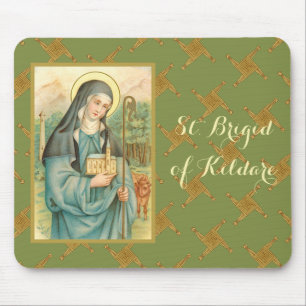St. Brigid of Ireland (M 014) Mouse Pad