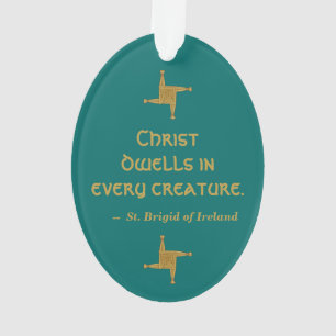 St. Brigid of Ireland (M 014) Ornament
