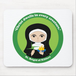 St. Brigid of Kildare Mouse Pad