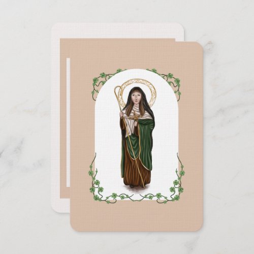 St Brigid of Kildare Novena Card