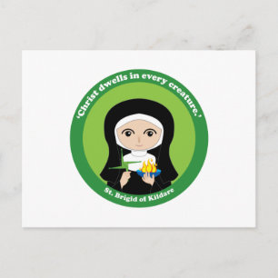 St. Brigid of Kildare Postcard