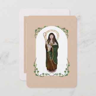 St. Brigid of Kildare Prayer Card