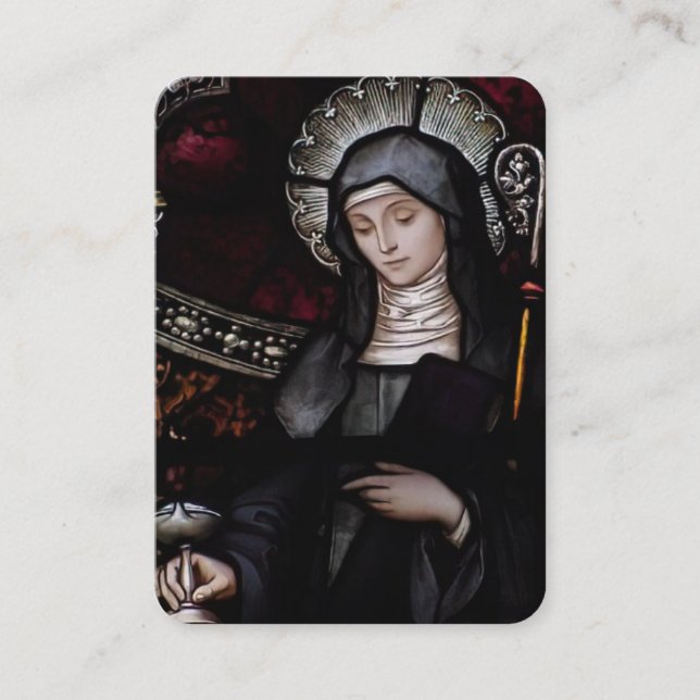 St. Brigid of Kildare Religious Holy Card (Front)