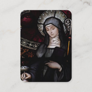 St. Brigid of Kildare Religious Holy Prayer Business Card