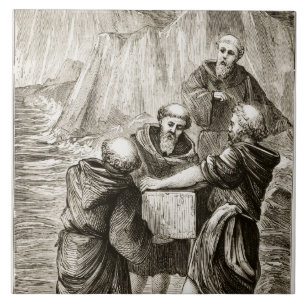 St. Brigit's box, from 'The Trias Thaumaturga, or Ceramic Tile