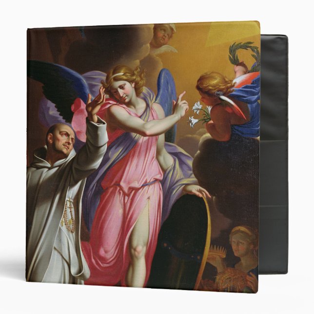 St. Bruno at Prayer, 1671 3 Ring Binder (Front/Inside)