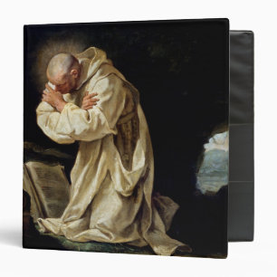 St. Bruno Praying in the Desert, 1763 3 Ring Binder