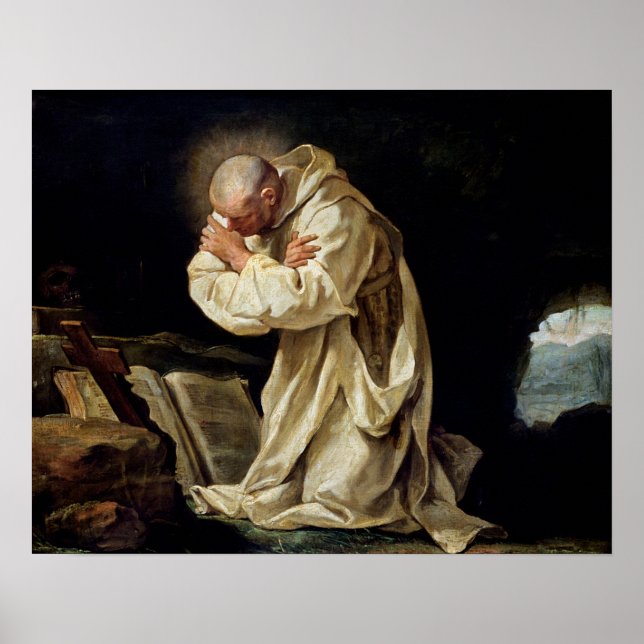 St. Bruno  Praying in the Desert, 1763 Poster (Front)