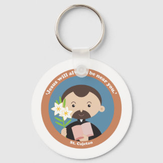 St Cajetan Keychain