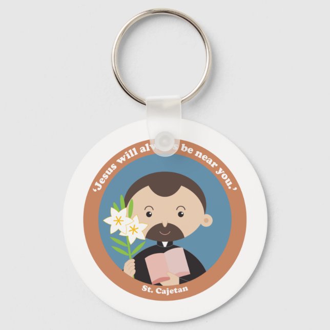 St Cajetan Keychain (Front)