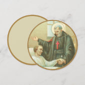 St. Camillus Comforting an Invalid (M 021) (Front/Back)