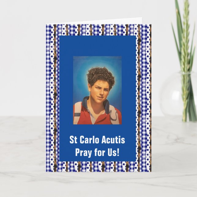 St Carlo Acutis Card (Front)