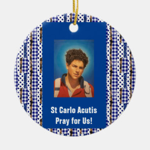 St Carlo Acutis Ceramic Ornament