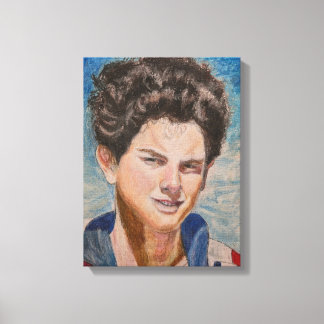 St. Carlo Acutis Portrait Canvas Print