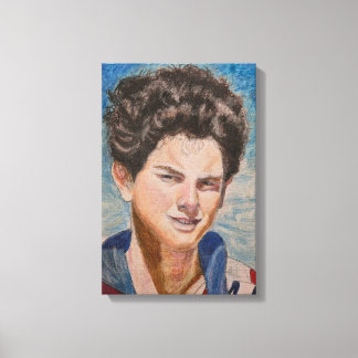 St. Carlo Acutis Portrait Canvas Print