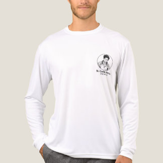 St. Carlo Acutis Religious Icon & Sketch Design  Tri-Blend Shirt