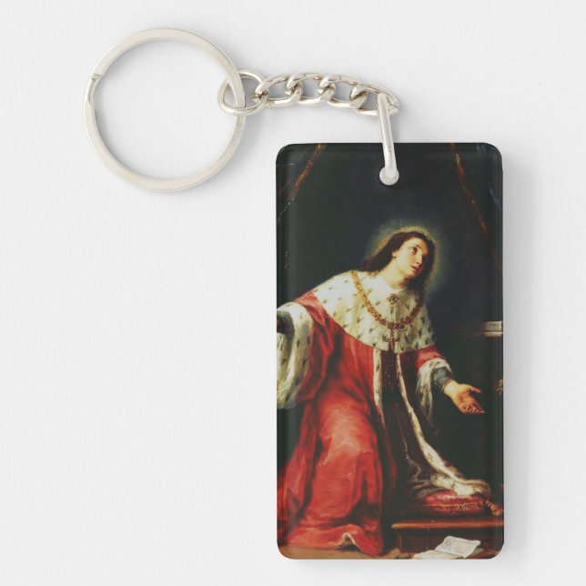 St. Casimir Jagiellon - Patron Saint of Poland Keychain (Front)