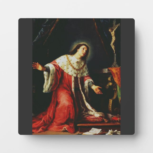 St. Casimir Jagiellon - Patron Saint of Poland Plaque (Front)